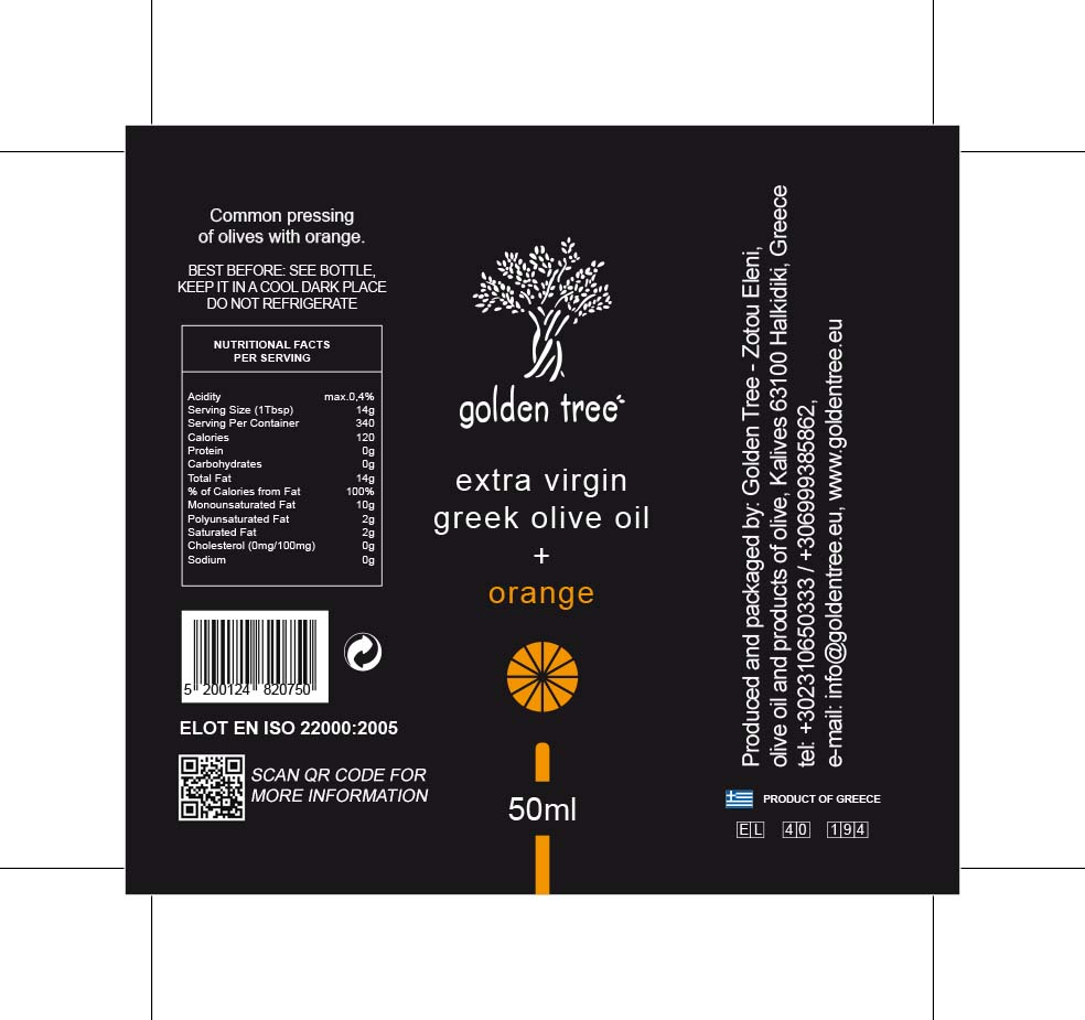 GREEK ORGANIC EXTRA VIRGIN OLIVE OIL + ORANGE